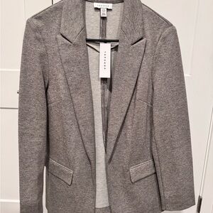 Topshop Women's Gray Blazer